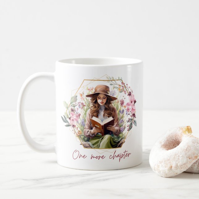 Caneca De Café Mais um Capítulo (Com Donut)
