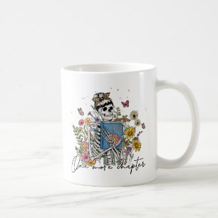 Caneca De Café Mais um Capítulo Floral