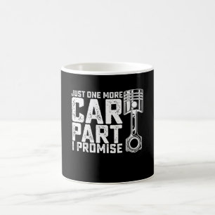 Caneca De Café Mais uma Peça de Carro Eu Prometo Mecânico de Carr