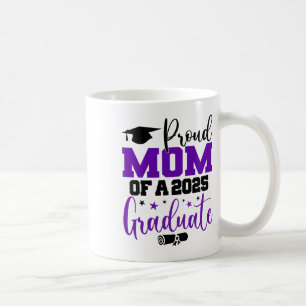 Caneca De Café Mais velho 2025 Orgulhosa Mãe De Um Cl Do Formando