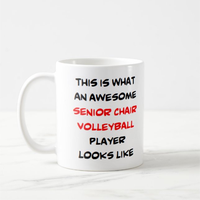 Caneca De Café mais velho de voleibol, incrível (Esquerda)