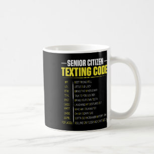 Caneca De Café Mais velho engraçado Cidadão &#; s Dia de os pais
