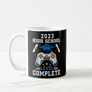 Caneca De Café Mais velho Gamer 2023 Nível de Segundo grau Conclu