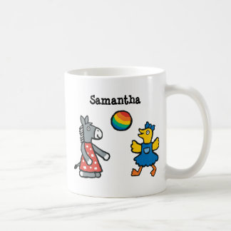 Caneca De Café Maisy no pré-escolar com os amigos no campo de