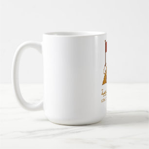 Caneca De Café "Majestade Dourada de Marrocos Leão e Reino Árab