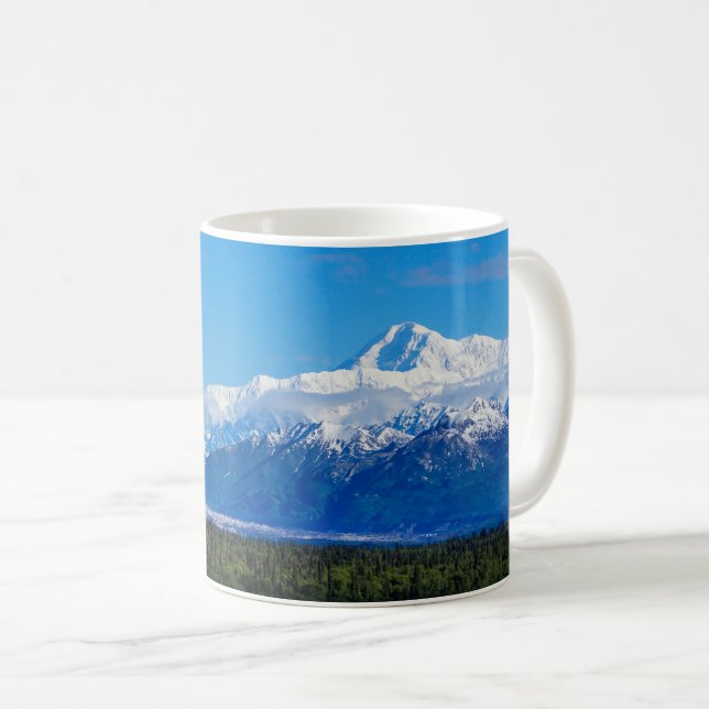 Caneca De Café Majestade Mt McKinley Coffee Mug (Frente Esquerda)