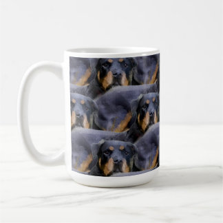 Caneca De Café Majestic Rottweiler: Serenity in Strength