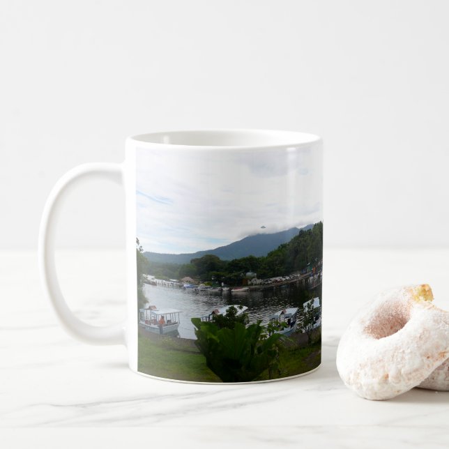 Caneca De Café Majexpressa Volcan Mombacho - Granada, Nicarágua (Com Donut)