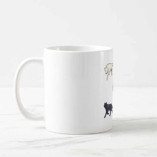 Caneca De Café Majexpressa Wolf Pack (Esquerda)
