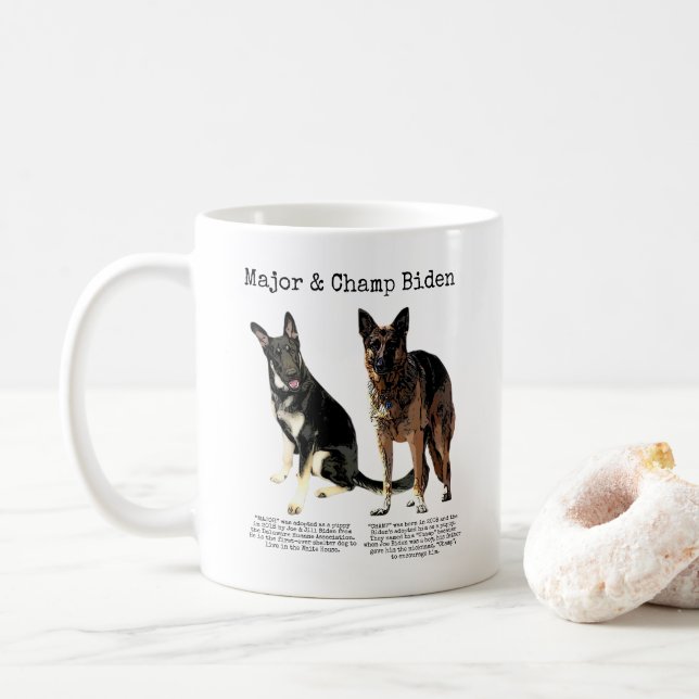 Caneca De Café Major & Champ (Com Donut)
