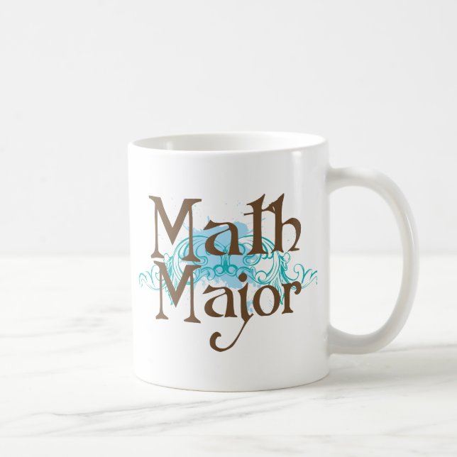 Caneca De Café Major de matemática presente (Direita)