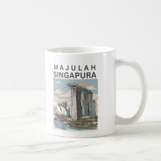 Caneca De Café Majulah Singapura