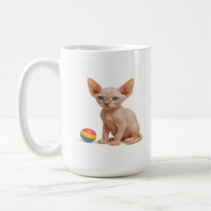 Caneca De Café Mal Contido - Sphynx Kitten