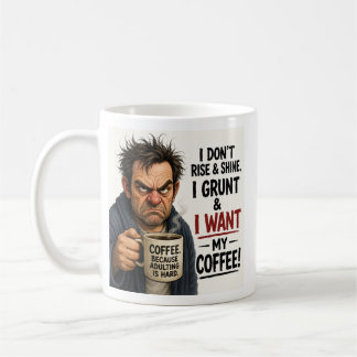 Caneca De Café Mal-humorado sem meu Café