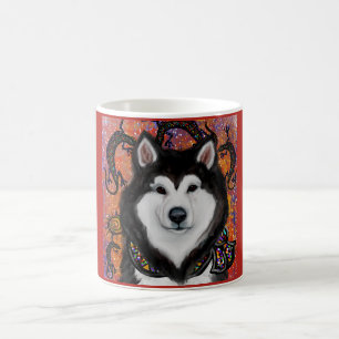 Caneca De Café Malamute do Alasca