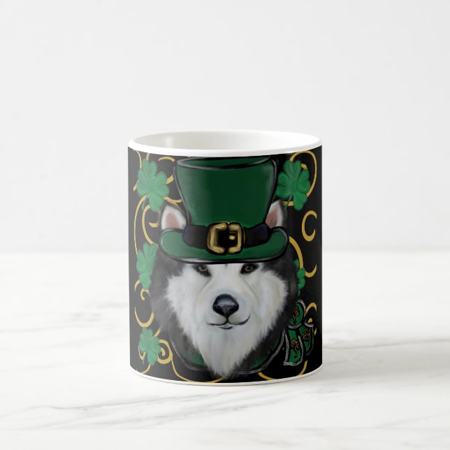 Caneca De Café Malamute do Alasca (Centro)