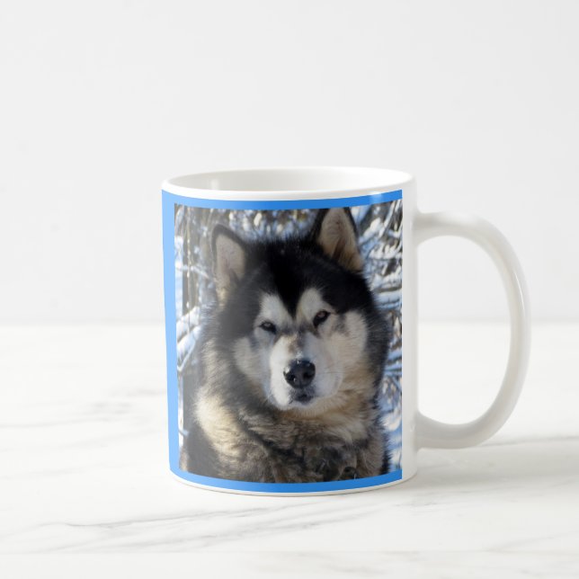 Caneca De Café Malamute do Alasca (Direita)
