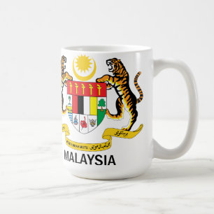 Caneca De Café MALAYSIA - emblema/bandeira/símbolo/brasão