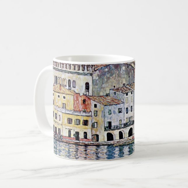 Caneca De Café Malcesina no lago Garda, Gustav Klimt (Frente Esquerda)
