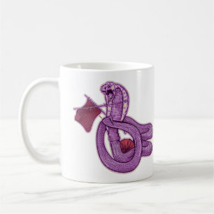 Caneca De Café Maldito Rei Cobra Cobra Rock Knitting