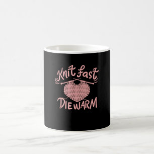 Caneca De Café Maldito tricô