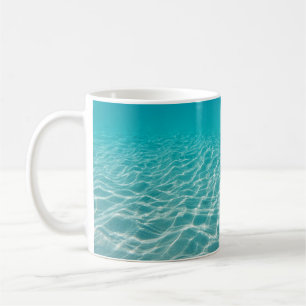 Caneca De Café Maldive Beach Reflete Uma Visão Bonita.