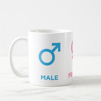 Caneca De Café Male Female Coder Symbol Funny Programming Gift