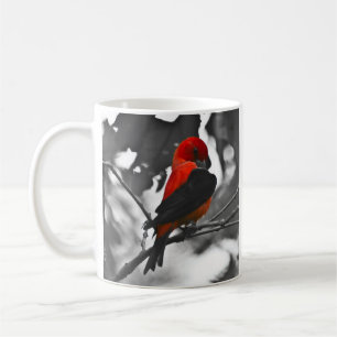 Caneca De Café Male Scarlet Tanager