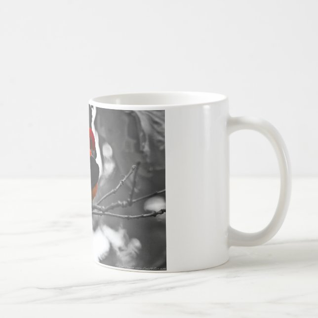 Caneca De Café Male Scarlet Tanager (Direita)