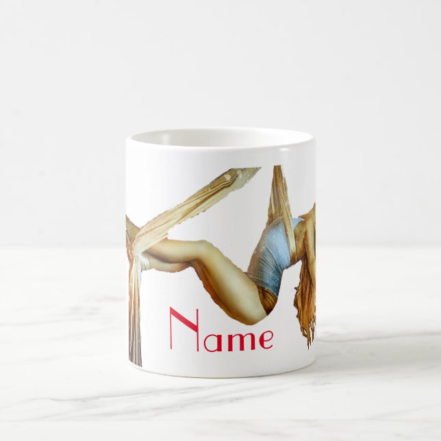 Caneca De Café Malhação aérea de ioga Thunder_Cove (Centro)