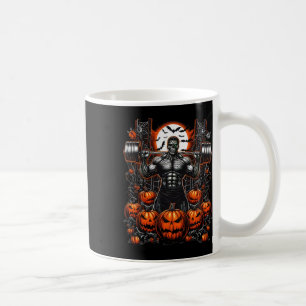 Caneca De Café Malhação de Halloween Diversão-esqueleto Gym Vibes