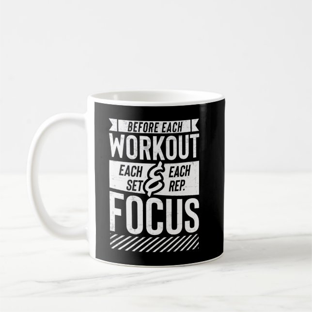 Caneca De Café Malhação Gym Workout Motivation Say (Esquerda)