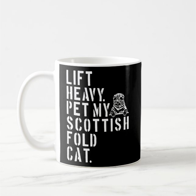 Caneca De Café Malhação Workout Levante Pesado Pet My Scottish Fo (Esquerda)