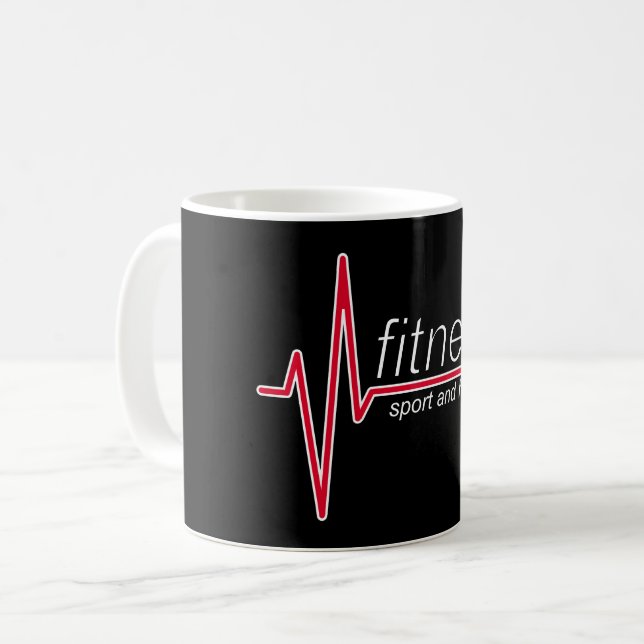 Caneca De Café Malhações e esporte (Frente Esquerda)