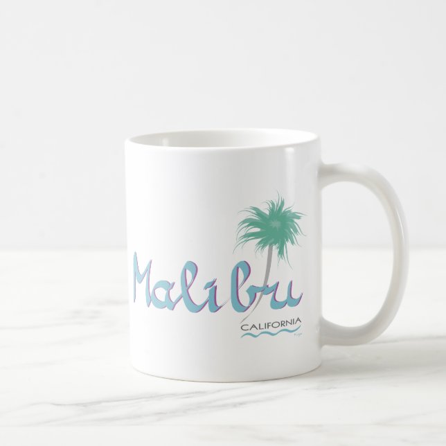 Caneca De Café Malibu, CA (Direita)