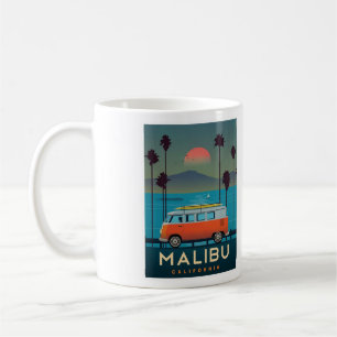 Caneca De Café Malibu California Coffee Mug