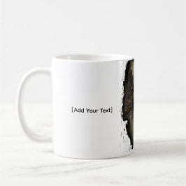 Caneca De Café Malícia Antiga Faraó Egípcio Ouro Negro
