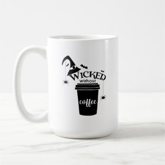 Caneca De Café Maligna Sem Café Fofa e Divertida Capa de Bruxa Pr