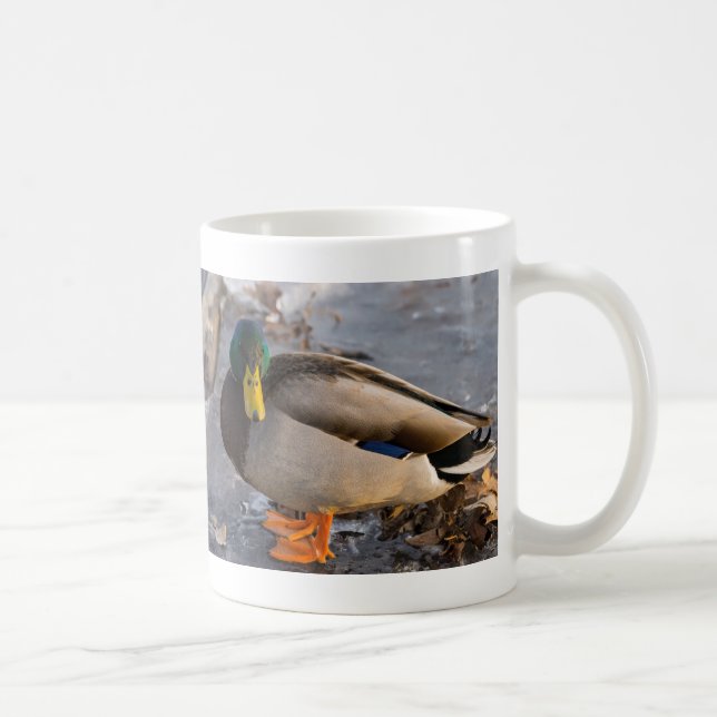 Caneca De Café Mallard Sobre A Mug De Café De Gelo (Direita)
