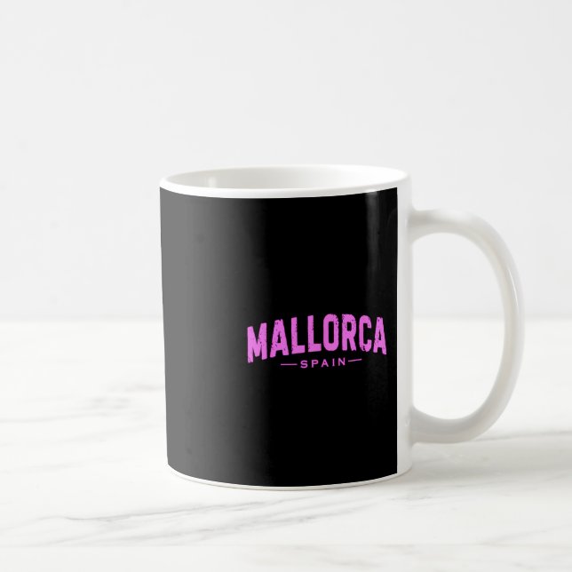 Caneca De Café Mallorca Spain Balearic Islands Vacation Summer Be (Direita)