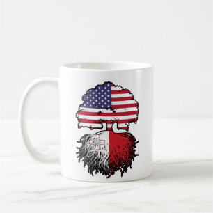 Caneca De Café Malta Malta Malta American USA EUA Estados Unidos