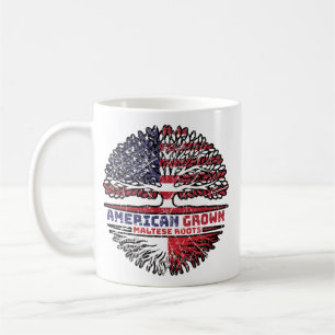 Caneca De Café Malta Malta US American USA United States Tree