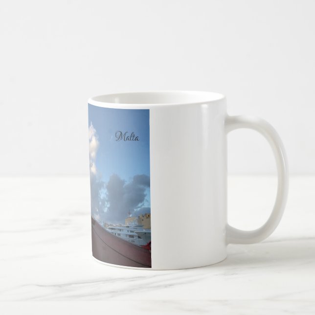 Caneca De Café Malta por Sun, Moon e Etoiles (Direita)