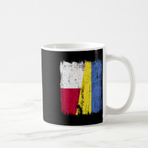 Caneca De Café Malta Ucrânia Meia Bandeira Património Ucraniano M