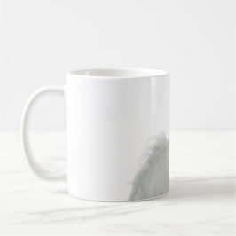 Caneca De Café Maltês branco liso