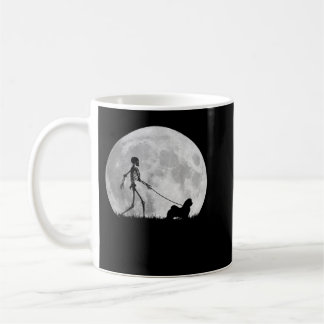 Caneca De Café Maltese Halloween Skeleton Funny Dog Youth Kid Gir