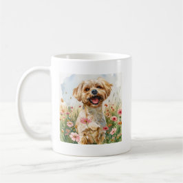 Caneca De Café Maltese Watercolor Mug