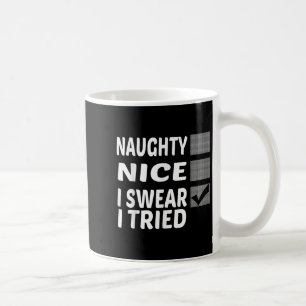 Caneca De Café Maluco Bonzinho Eu Juro Que Tentei Piada De Natal