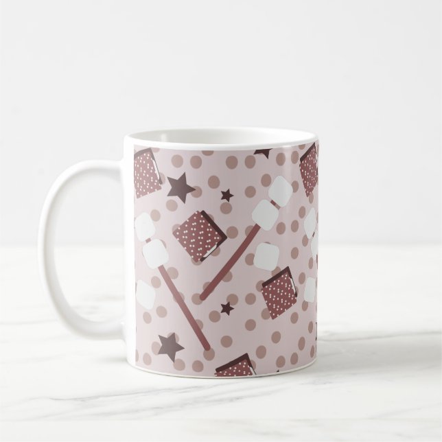 Caneca De Café Malvaviscos de Camping Smores Biscoitos Fogueira R (Esquerda)
