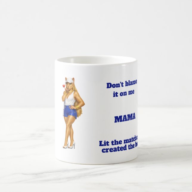 Caneca De Café Mama Acendeu os Fósforos (Centro)